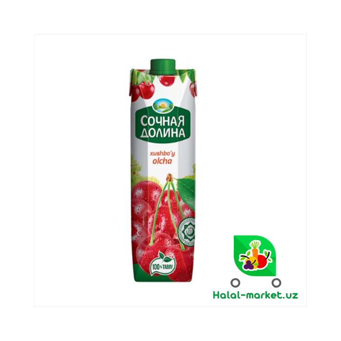 Сок СОЧНАЯ ДОЛИНА ВИШНЯ 1л