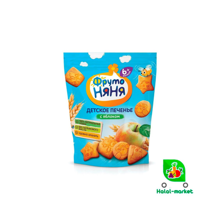 Печенье детская ФРУТО НЯНЯ с Яблоком 120гр