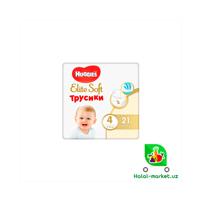 HUGGIES ELITE SOFT (4) 21ta pampers
