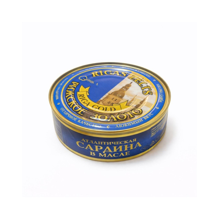 RIGA GOLD 240гр yog'li sardina