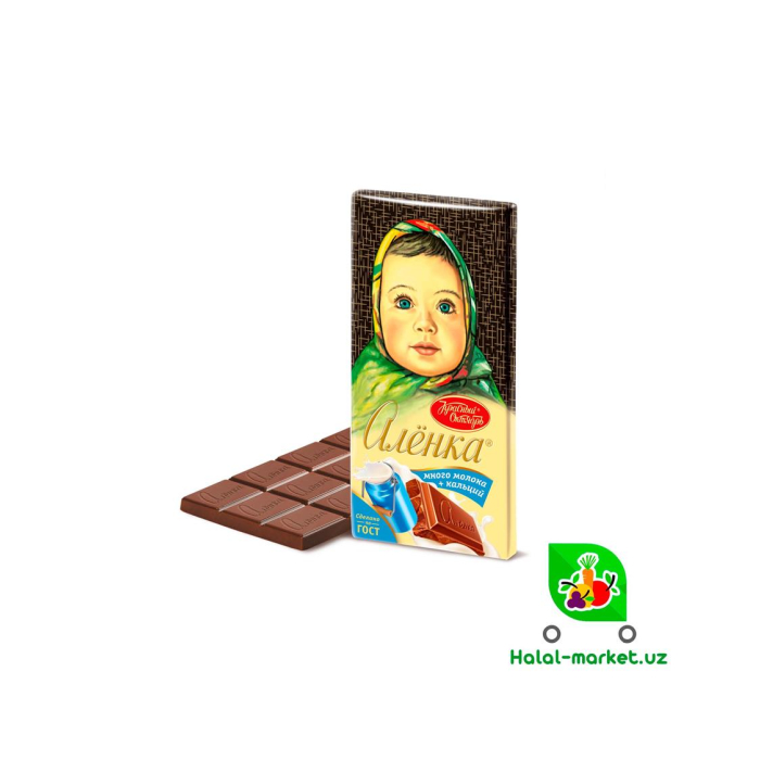 ALЁNKA Shokolad Ko'p sutli 90gr