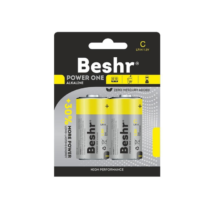 BESHR POWER ONE LR20 1.5V (D) 2BL batareyalar
