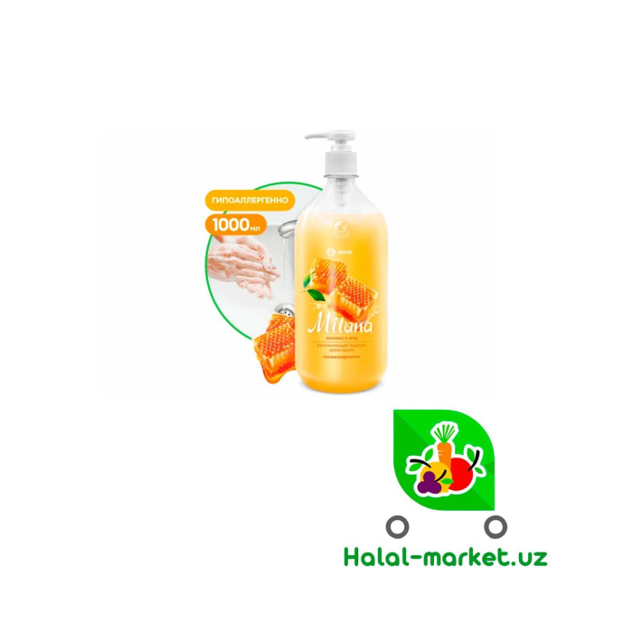 MR.GROSS MILENA Krema-sabun Sut va Asal 1000ml