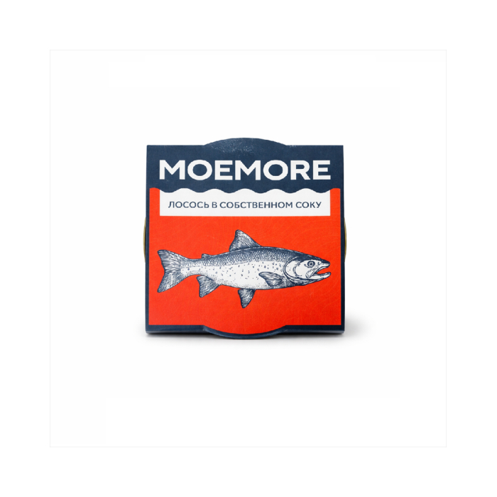 Лосось собственном соку MOEMORE 160гр