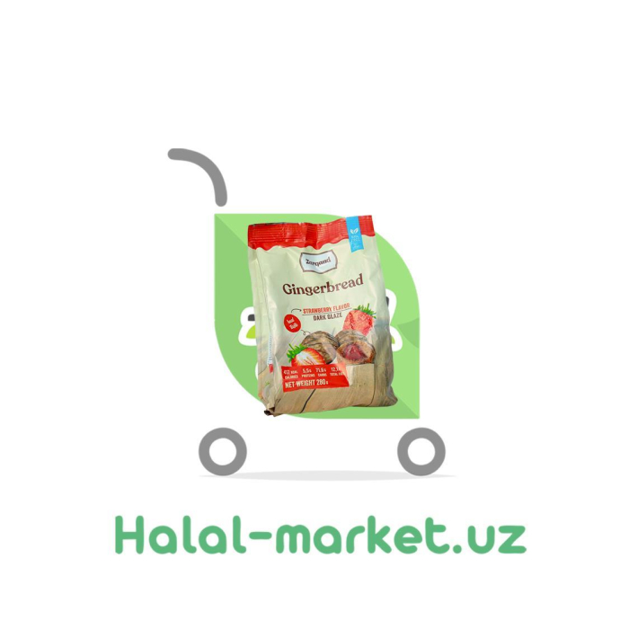 GINGERBREAD pechene ZARQAND qulupnay ta'mi 280gr