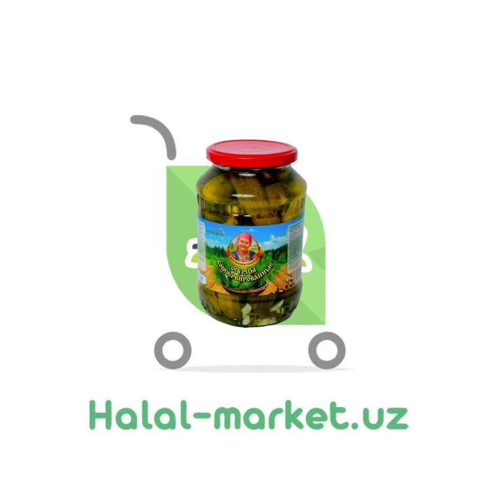 Огурцы корнишоны Бабушкины рецепты 1л