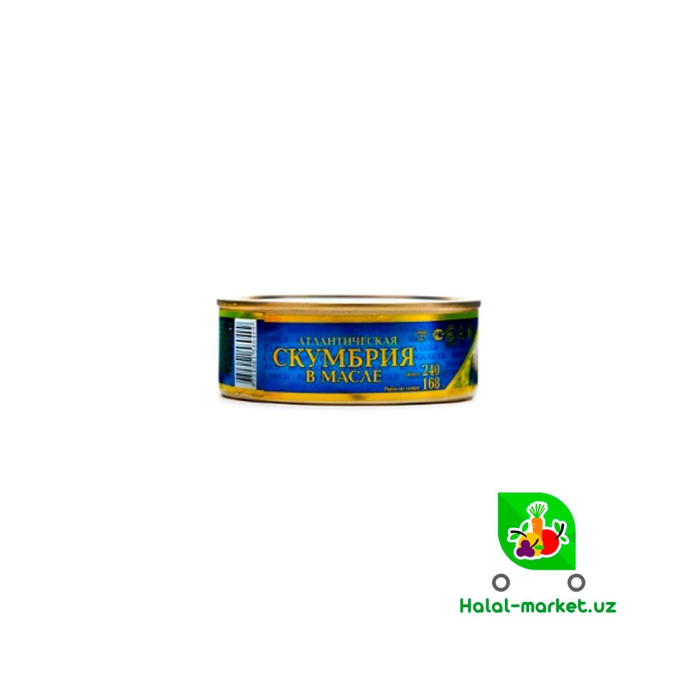 RIGA GOLD 240гр yog'li skumbriya