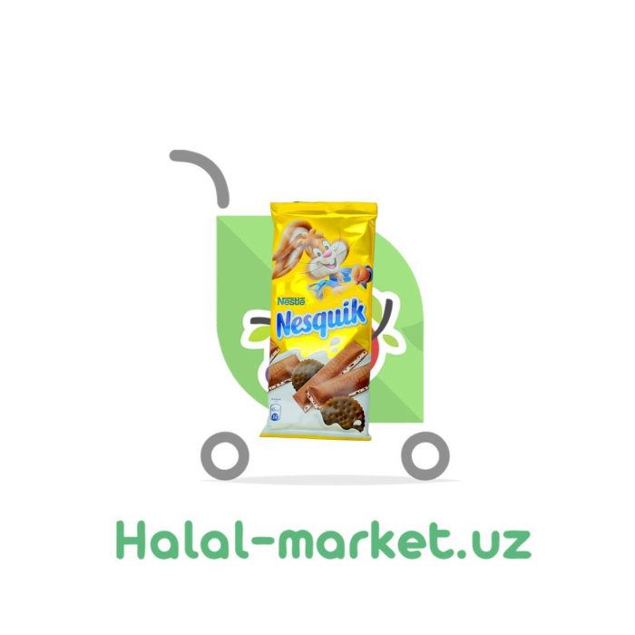 Шоколад NESQUIK с начинкой Какао-Печенье 87гр
