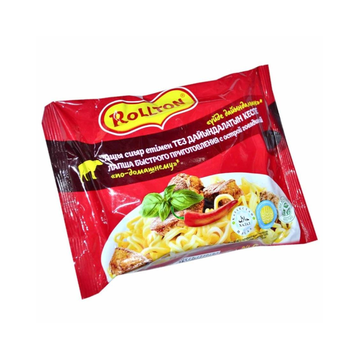 Лапша ROLLTON Говядина острая 85гр М/у