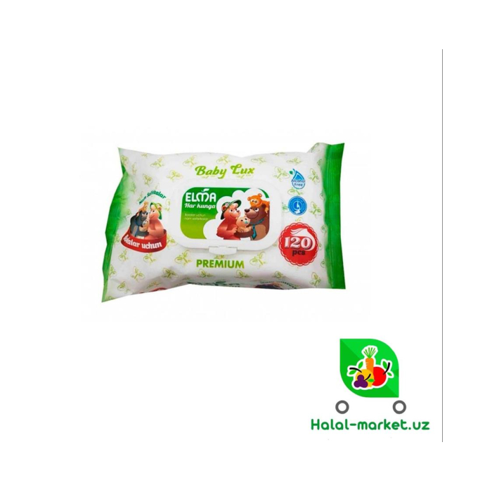 Влажные салфетки ELMA BABY 120шт