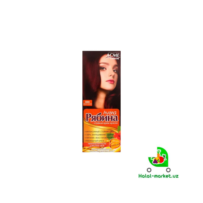 Soch bo'yog'i RYABINA №034 Yovvoyi O'rik 50ml