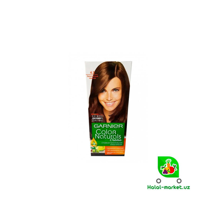 Краска GARNIER №4.3 Нат.Золотистый Каштановый 60мл