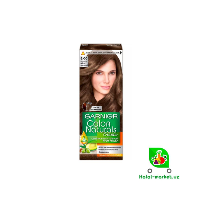 Краска GARNIER №6.00 Глубокий Светло-Русый 60мл