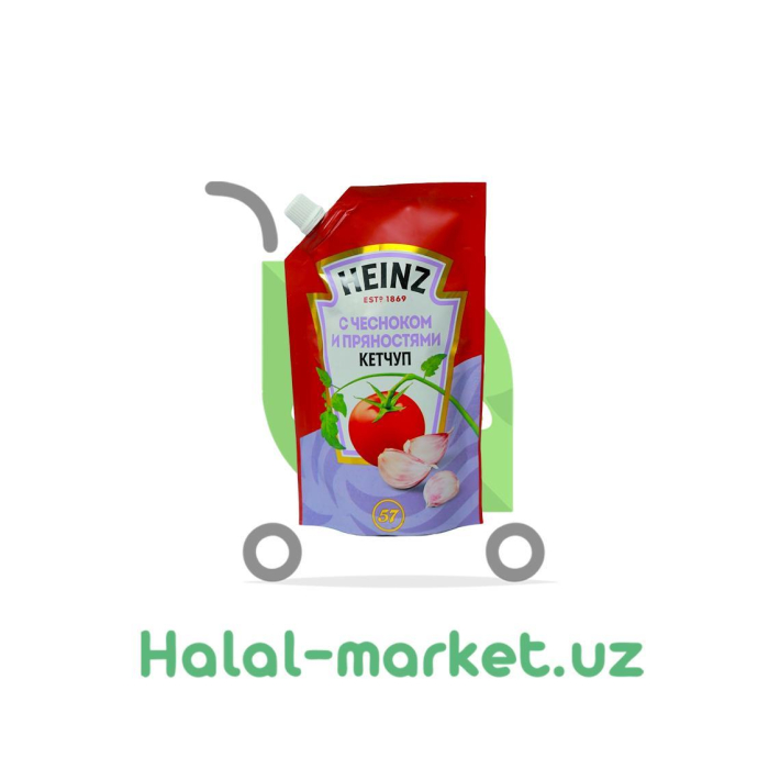 HEINZ sarimsoq va ziravorlar bilan ketchup 320gr