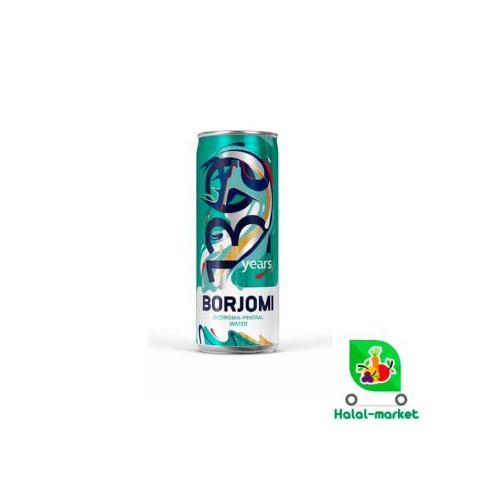 Вода BORJOMI газ ж/б 0,33л