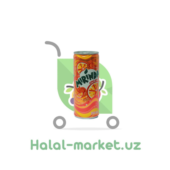 Напиток MIRINDA ORANGE Ж/Б 0.25МЛ