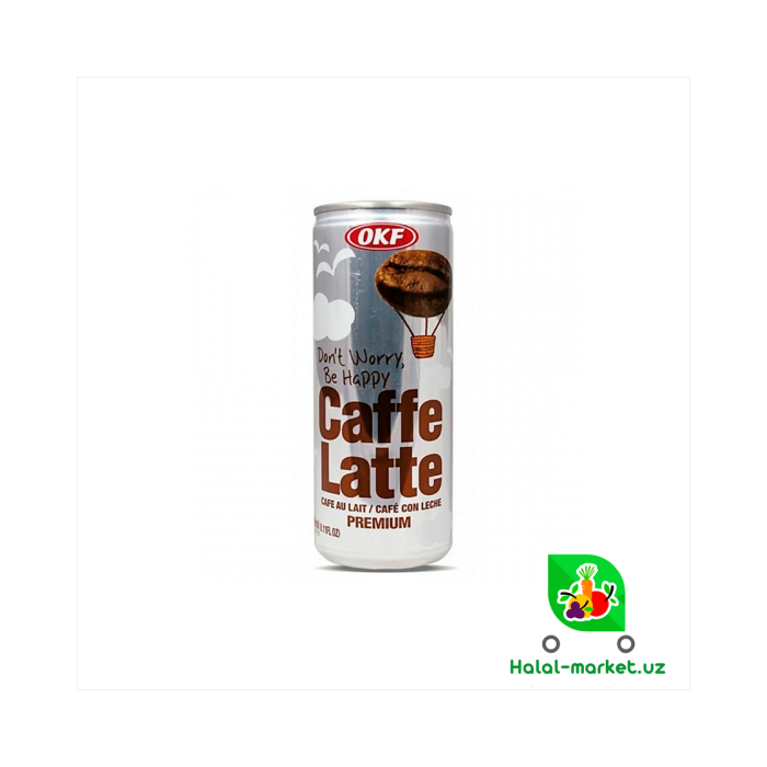 Kofe CAFFE LATTE qadoqlangan 240ml