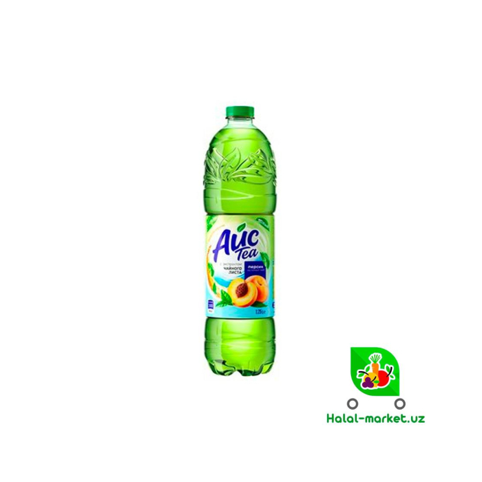 Sovuq yashil choy Ice tea Shaftoli 1,25l