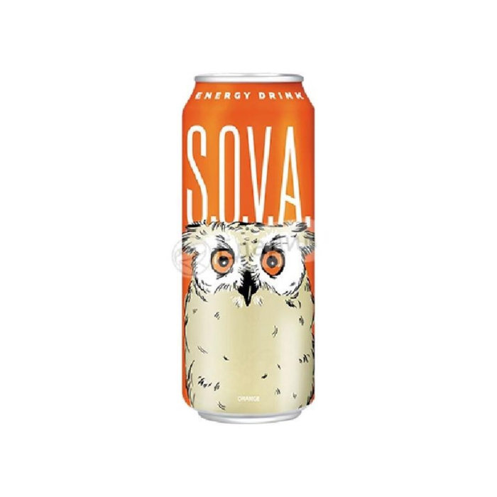 Энергетик S.O.V.А Апельсин 0,45мл
