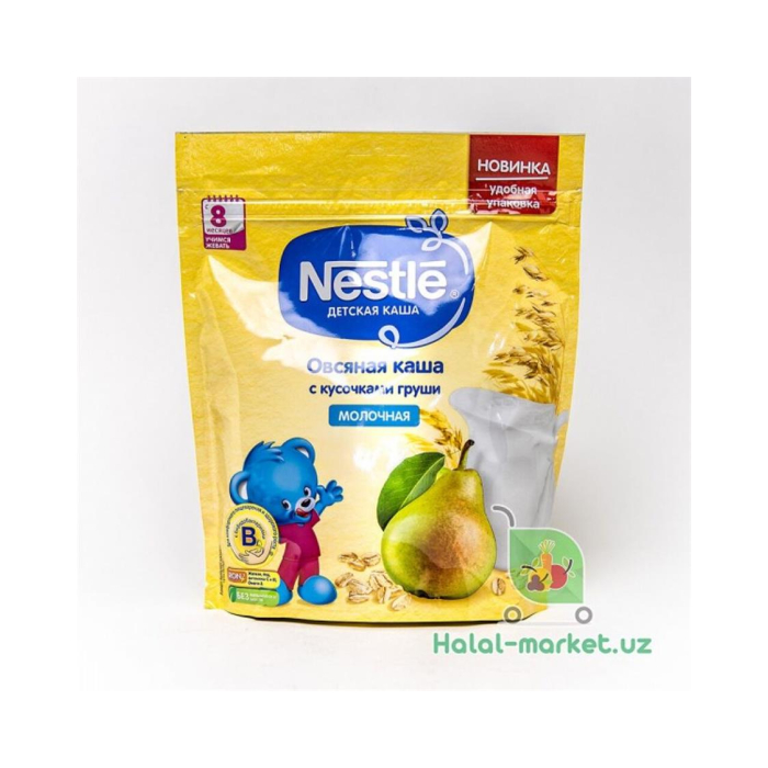 Каша NESTLE Овсяная с кусочками груши 220гр