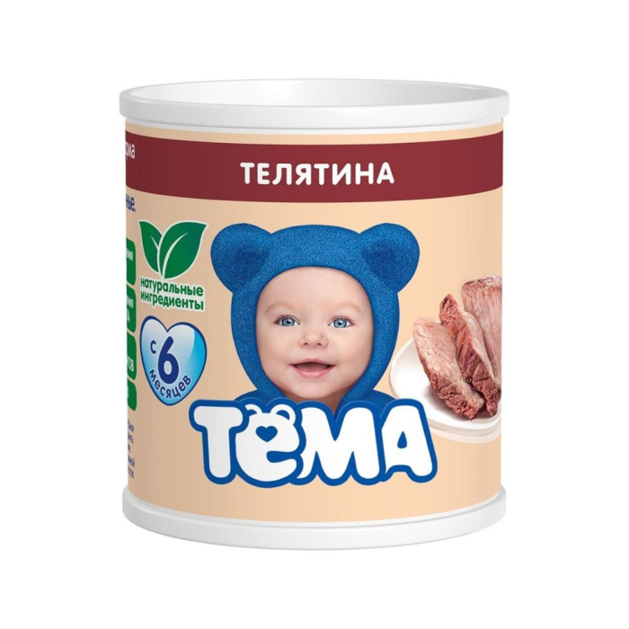 Консерва ТЁМА Телятина 100гр