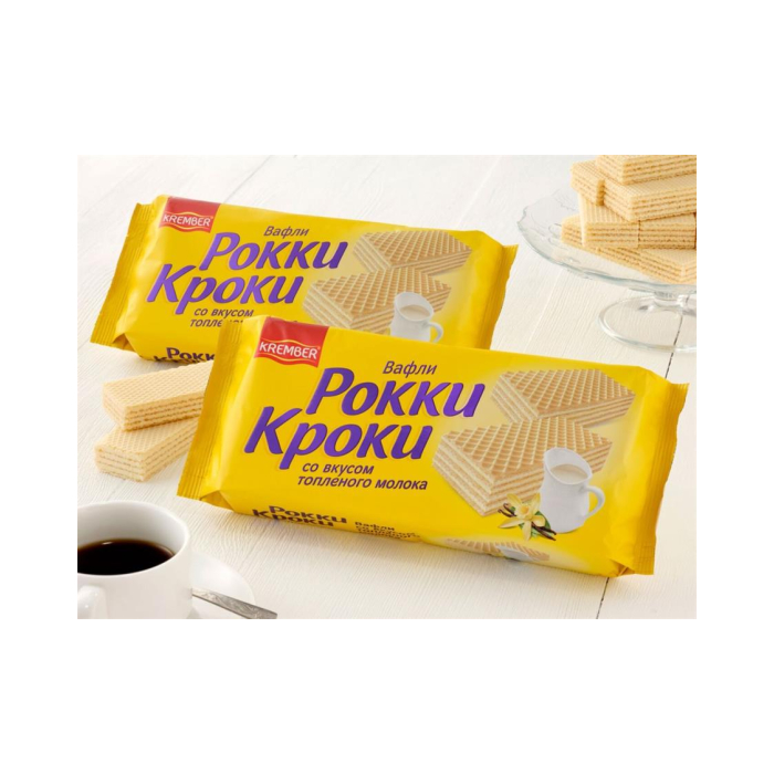 KREMBER Waflilari Rokki Krokki eritilgan sut 125gr