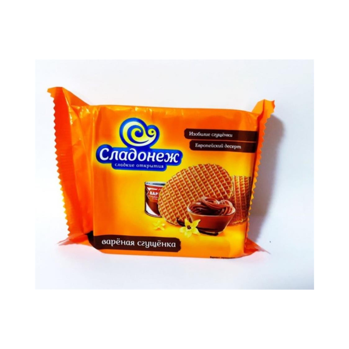 SLAДОНЕЖ Wafli Qaynatilgan shirin qaymoq 120gr