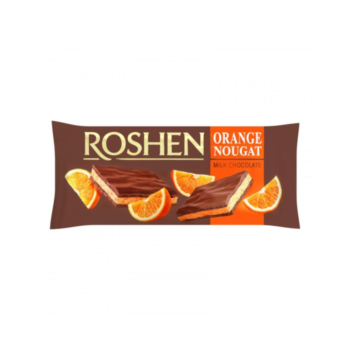 ROSHEN sutli shokolad apelsin nug'asi bilan 90gr