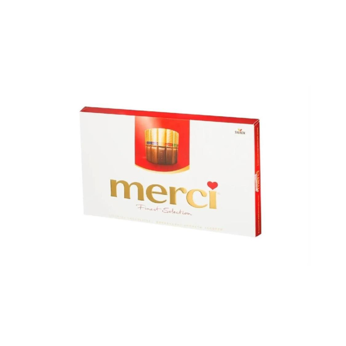 MERCI shokoladi 8 xil to'ldiruvchi va to'ldirilmagan 400gr