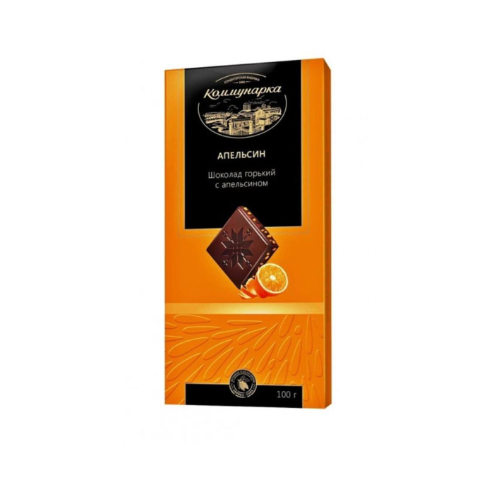 Kommunarka shokoladli plitka apelsin bilan 100gr