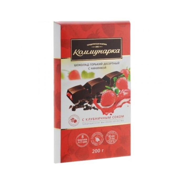 Kommunarka shokoladli plitka qulupnay bilan 200gr