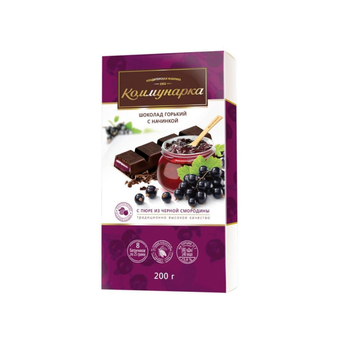 Shokolad KOMUNARKA Qora Smorodina 200gr