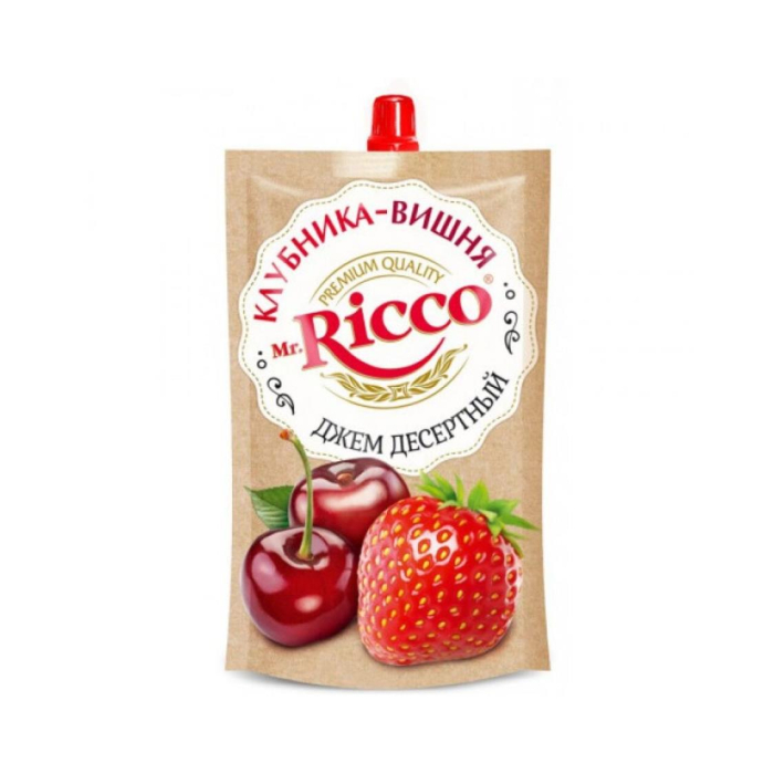 Mr.Ricco qulupnay va gilos murabbo 300gr