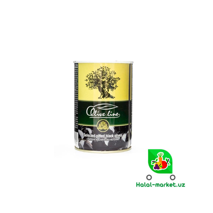 Маслины OLIVE LINE без косточки 420гр