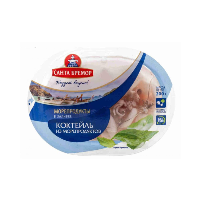 Коктейль в заливке из море продуктов 200гр