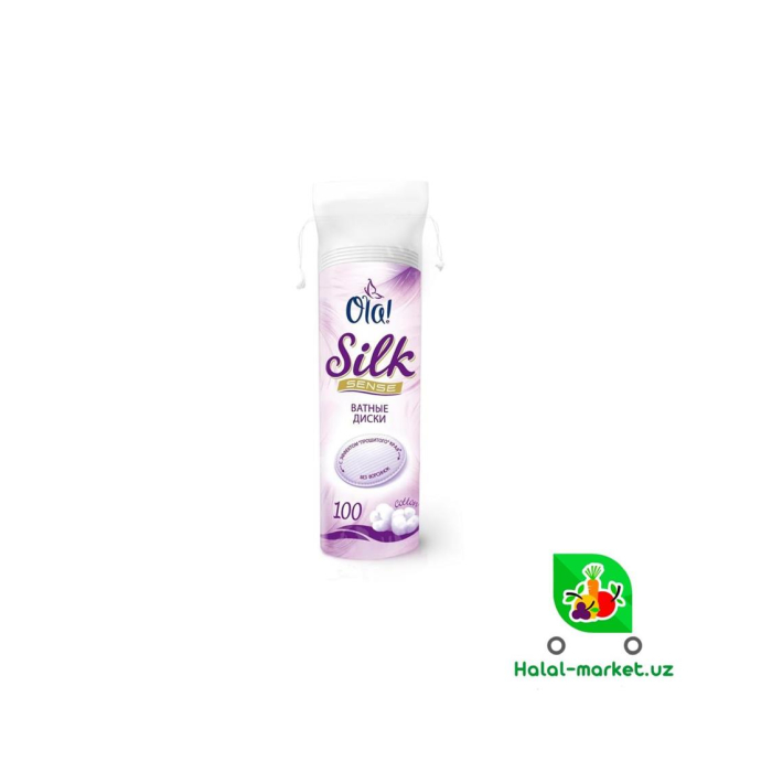 OLA SILK 100 dona paxta tamponlari