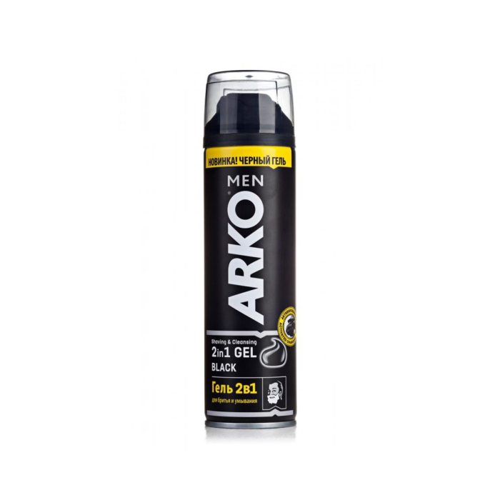 ARKO 2в1 Black 200ml uchun soqol uchun gel