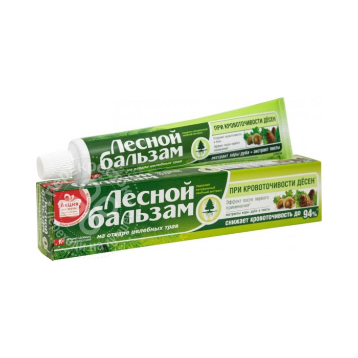 Зуб/Паста Лесной Бальзам При кровоточивости 75мл