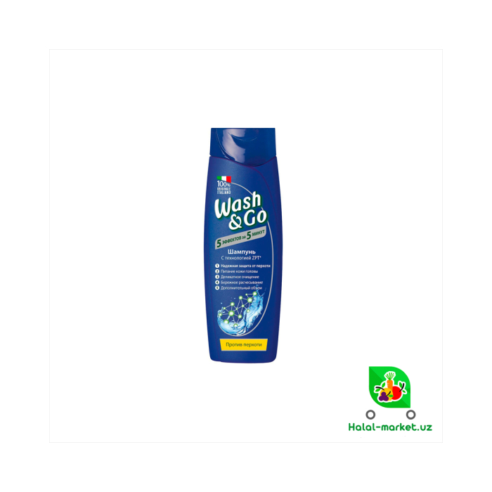 Shapmuny Wash-GO quruq teriga qarshi ZPT 400ml