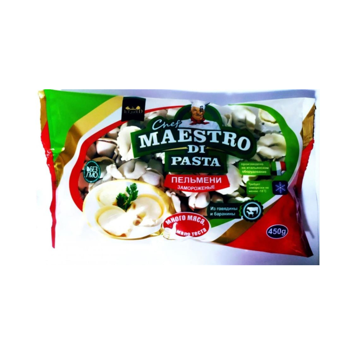 Пельмени из мясо говядины MAESTRO 450гр