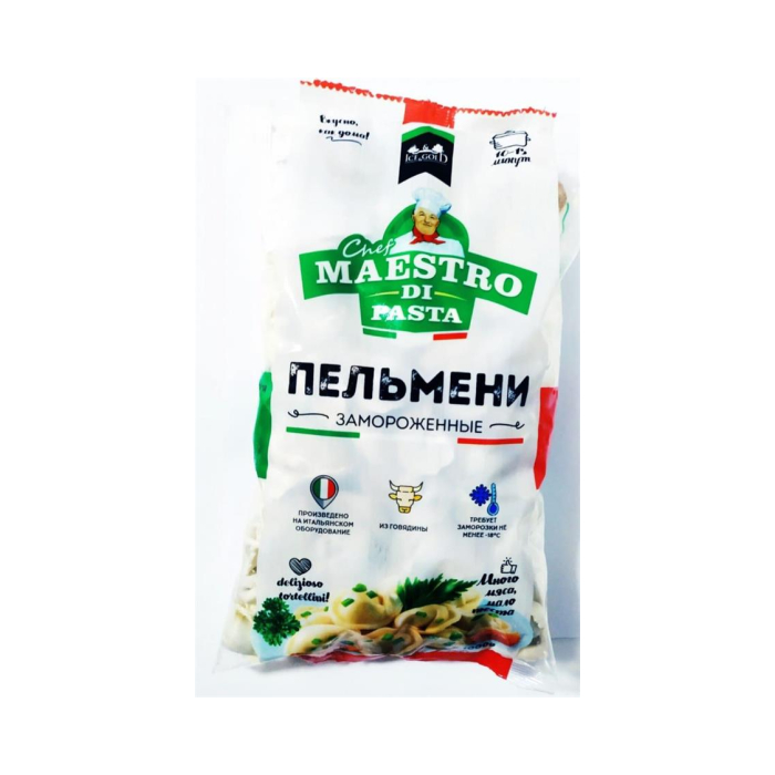 Пельмени из мяса говядины MAESTRO 1000гр