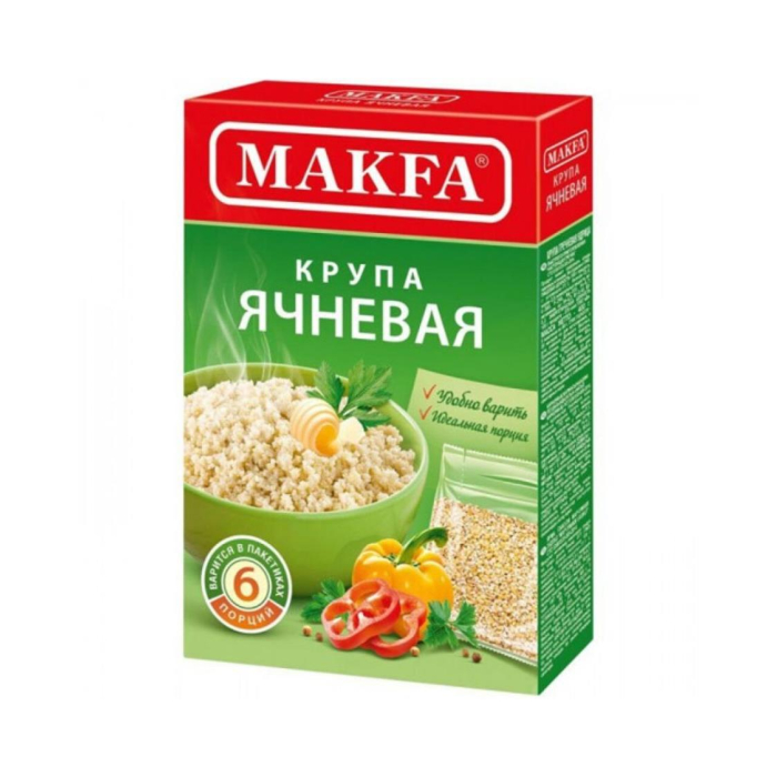 Крупа MAKFA Ячневая 6пак/400гр