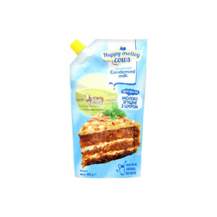 Sıg'ıştirilgan sut HAPPY MOTLEY COWS 440gr