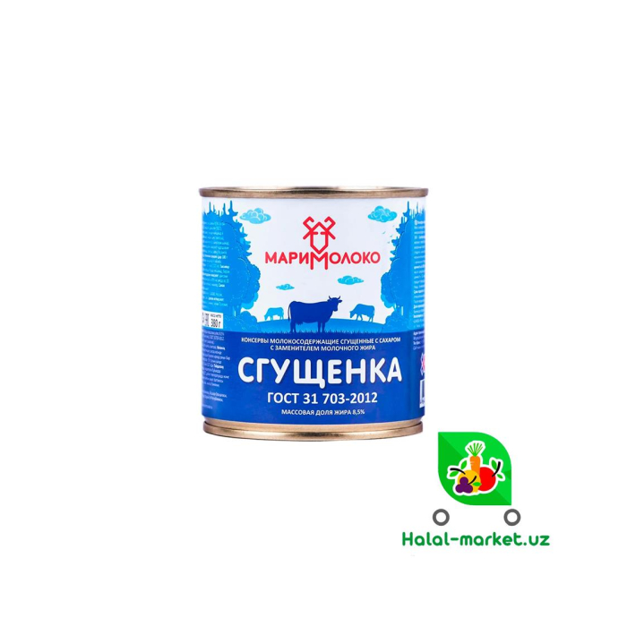 Qaymoq sut MARIМOLOKO qaynatilgan 8,5% J/B 380gr