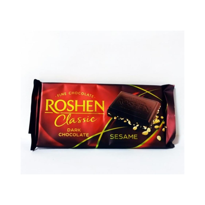 ROSHEN Classic sesame shokoladli plitka 90gr