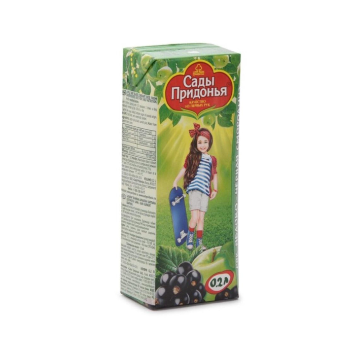 SADY PRIDON'YA Suyu Olma-qora smorodina 0,2l
