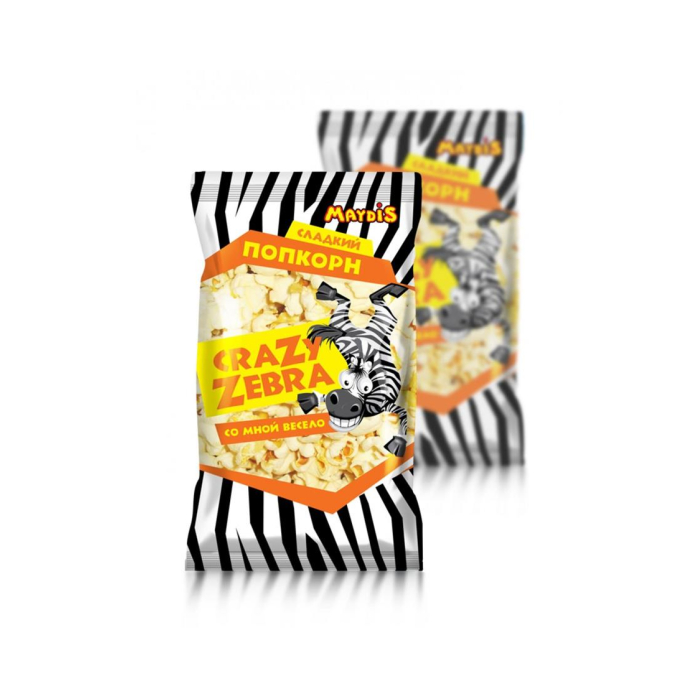 Crazy Zebra popkorn 80gr