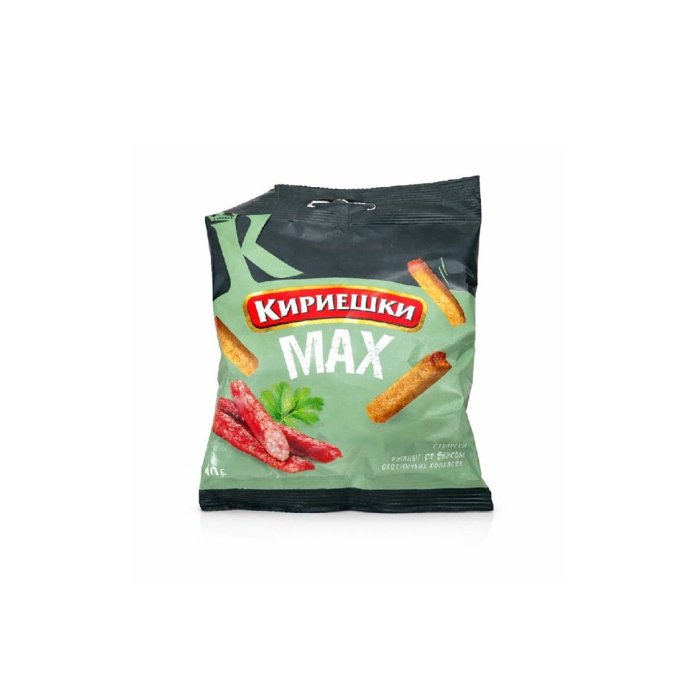 Kirieşki MAX ovqatlanish kolbasalari ta'mi 40g
