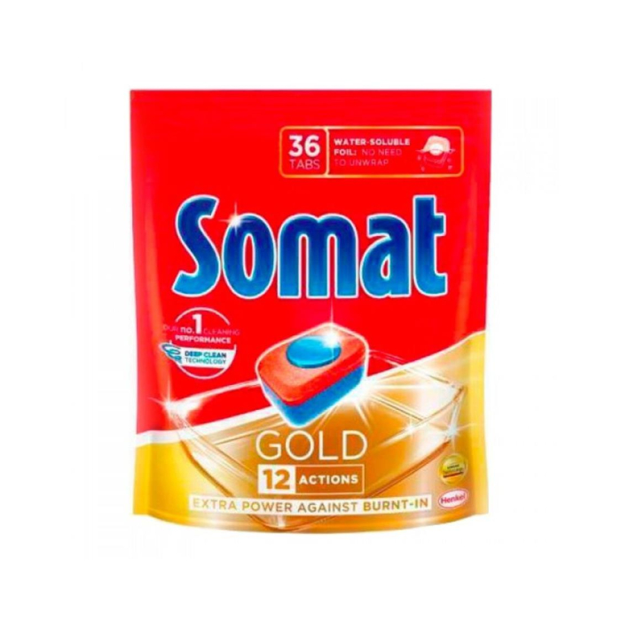 Капс для посуды SOMAT GOLD 36таб