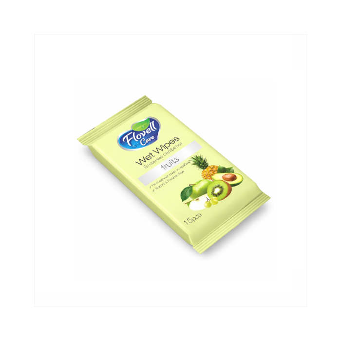 FLOVELL CARE namlik salfetkalar 15 dona